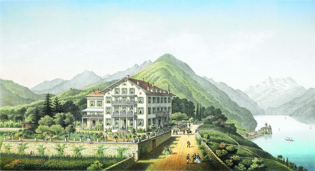 Swiss Historic Hotel Masson Veytaux Exterior foto